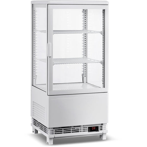 Countertop Display Fridge 68 Litres 3 Shelves White 1 Flat Door | Cl68 W Makfry