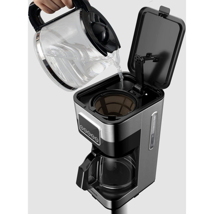 Commercial Filter Coffee Automatc Drip Fill 1 glass jug 1 hotplate |  CM615S Makfry
