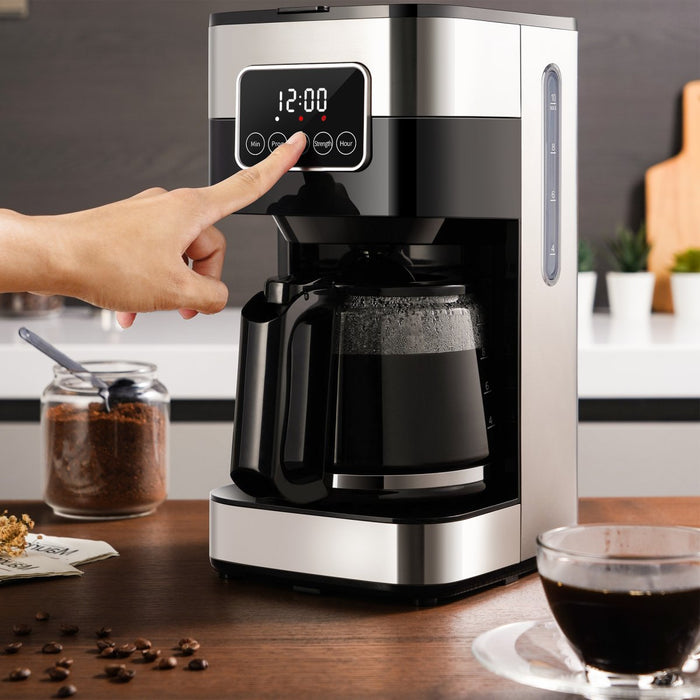 Commercial Filter Coffee Automatc Drip Fill 1 glass jug 1 hotplate |  CM615S Makfry