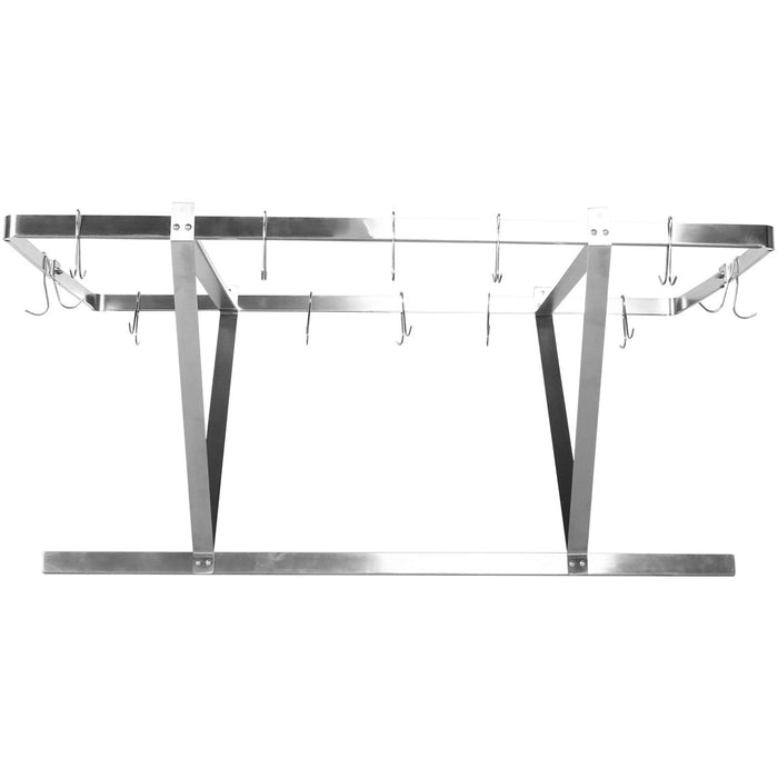 Commercial Ceiling Mounted Pot Rack Stainless Steel 1000x508mm |  CMR10050 Makfry