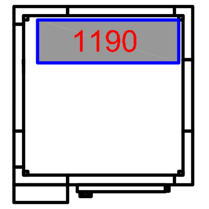 Freezer room with Freezing unit 1500x1200x2010mm Volume 2.6m3 |  FR1512201