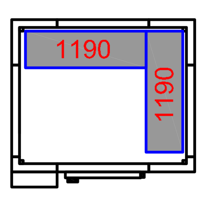 Freezer room with Freezing unit 1500x1800x2010mm Volume 4.1m3 |  FR1518201