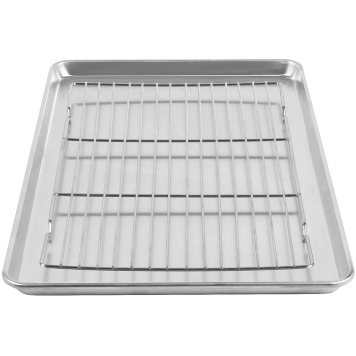 Commercial Stainless Steel Cooling Wire Rack for 66x46cm Baking Tray 600x400x15mm |  CR6646 Makfry