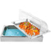 Roll top Display Cooling plate with Ice box GN1/1 Stainless steel |  CRDIB1 Makfry