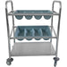 Cutlery & Tray Trolley 2 trays & Undershelf 570x350x860mm |  CTT2 Makfry