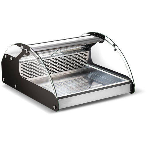 Display Merchandiser Fridge 90 litres 2xGN1/1 Stainless Steel & Black |  CW118 Makfry