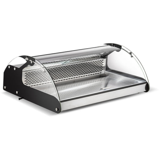 Display Merchandiser Fridge 120 litres 3xGN1/1 Stainless Steel & Black |  CW140 Makfry