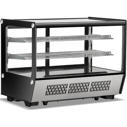 Display Merchandiser Fridge 160 litres 2 shelves Black |  CW160B Makfry