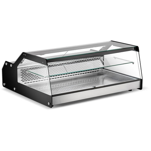 Display Merchandiser Fridge 148 Litres 1 Shelf + 3x Gn1/1 Bottom Shelf Stainless Steel &Amp; Black | Cw170 Makfry