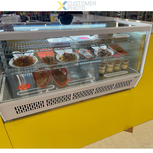 Display Merchandiser Fridge 200 Litres 2 Shelves White | Cw200 White Makfry