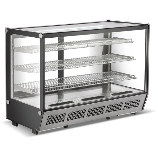 Display Merchandiser Fridge 288 Litres 3 Shelves Stainless Steel | Cw235 Makfry