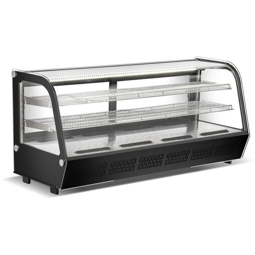 Display Merchandiser Fridge 268 Litres 2 Shelves Black | Cw250 Rb Makfry