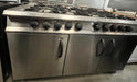 Commercial 8 Burner Oven Range Cooker Natural Gas-Refurbished Canmac Refurbished