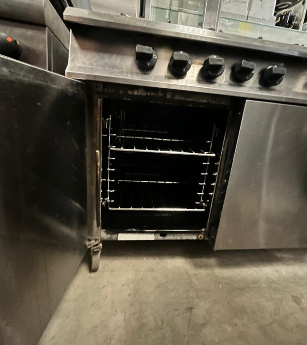 Commercial 8 Burner Oven Range Cooker Natural Gas-Refurbished Canmac Refurbished