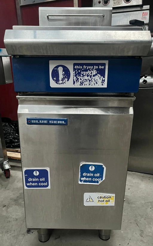 Commercial Blue Seal GT-18 Single Tank Twin Basket Gas Fryer- Refurbished Canmac Refurbished