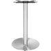 Brushed Steel Table base Round Ø400mm Standard height |  D001A Makfry