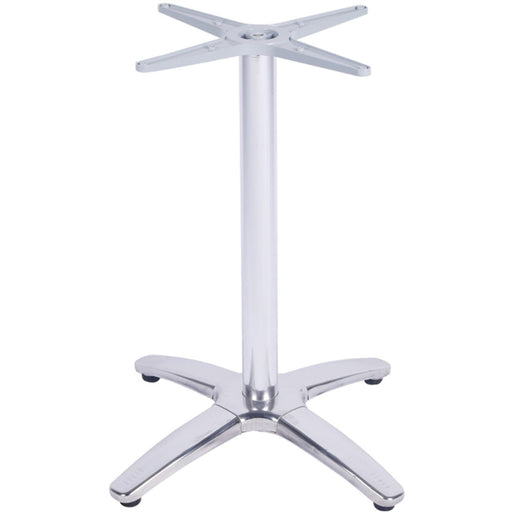 Brushed steel Table base 620mm Standard height |  D011 Makfry