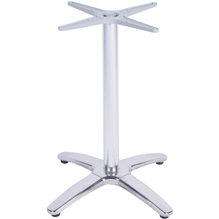 Brushed steel Table base 620mm Standard height |  D011 Makfry