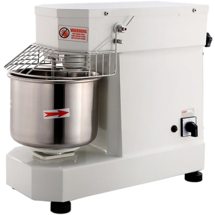 B Grade Commercial Countertop Spiral Mixer 7 Litres Fixed Head Fixed Bowl 1 Speed White | Dn7 B Grade Makfry
