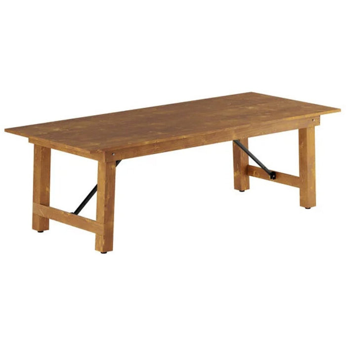 Vineyard Folding Catering Table 7ft Pine Wood 2100x1015x760mm |  DGW00324084