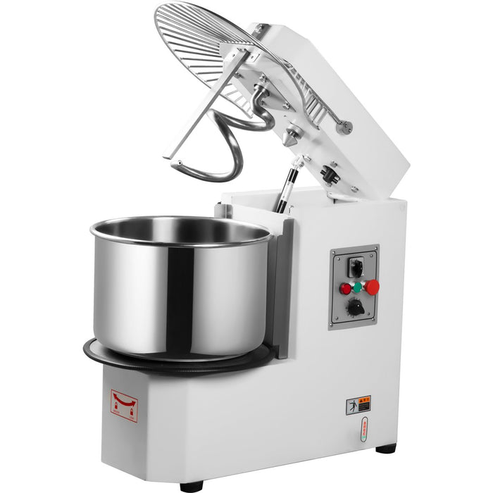 Professional Spiral Dough Mixer 40 litres Liftable head Fixed bowl 1 speed 230V/1 phase |  DH40T