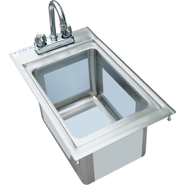 Drop-in Bar Sink 1 bowl Stainless steel |  DIBS1FB101410 Makfry