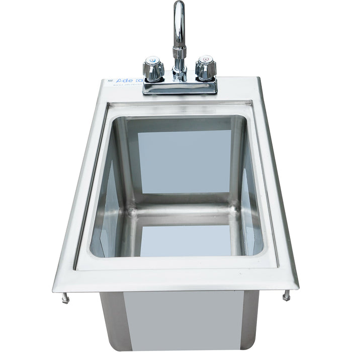 Drop-in Bar Sink 1 bowl Stainless steel |  DIBS1FB101410 Makfry