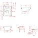 Drop-in Sink 1 bowl Stainless steel |  DIS1DB090905 Makfry