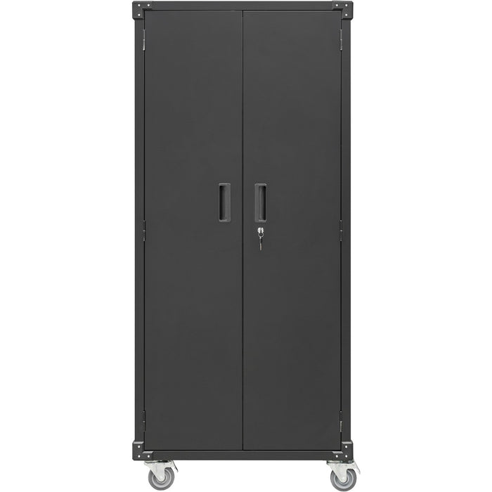B GRADE Commercial Storage Cabinet with wheels Black 800x420x1820mm |  DL10 B GRADE Makfry