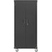 B GRADE Commercial Storage Cabinet with wheels Black 800x420x1820mm |  DL10 B GRADE Makfry