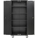 B GRADE Commercial Storage Cabinet with wheels Black 800x420x1820mm |  DL10 B GRADE Makfry