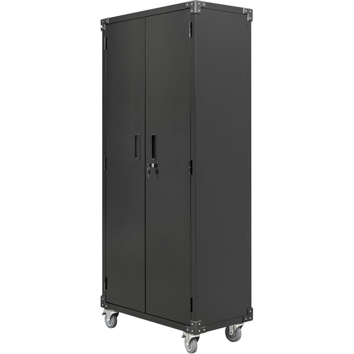 B GRADE Commercial Storage Cabinet with wheels Black 800x420x1820mm |  DL10 B GRADE Makfry