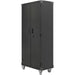 B GRADE Commercial Storage Cabinet with wheels Black 800x420x1820mm |  DL10 B GRADE Makfry