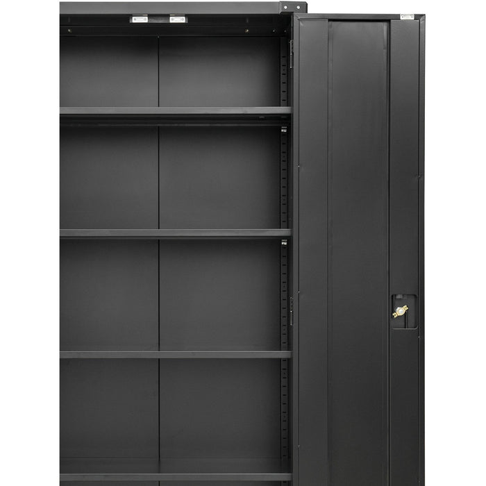 B GRADE Commercial Storage Cabinet with wheels Black 800x420x1820mm |  DL10 B GRADE Makfry