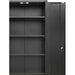 B GRADE Commercial Storage Cabinet with wheels Black 800x420x1820mm |  DL10 B GRADE Makfry