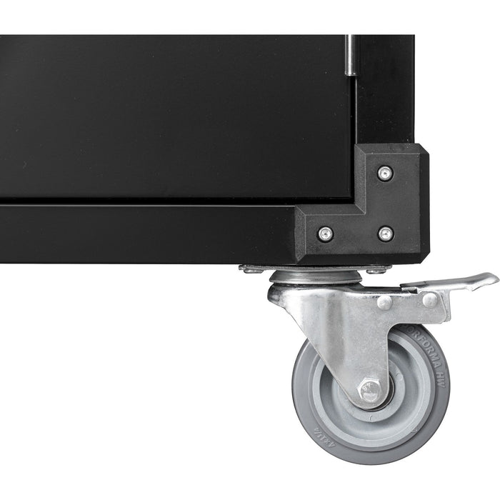 B GRADE Commercial Storage Cabinet with wheels Black 800x420x1820mm |  DL10 B GRADE Makfry