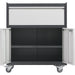Commercial Storage Cabinet with wheels 2 Door 1 Drawer Grey Steel 770x460x900mm |  DL2 Makfry