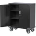 Commercial Storage Cabinet with wheels Black 820x410x900mm |  DL9 Makfry