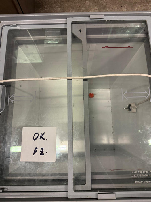 AHT Ice Cream Display Freezer Glass Sliding Door Chilled Ice Cream Refurbished Canmac Refurbished