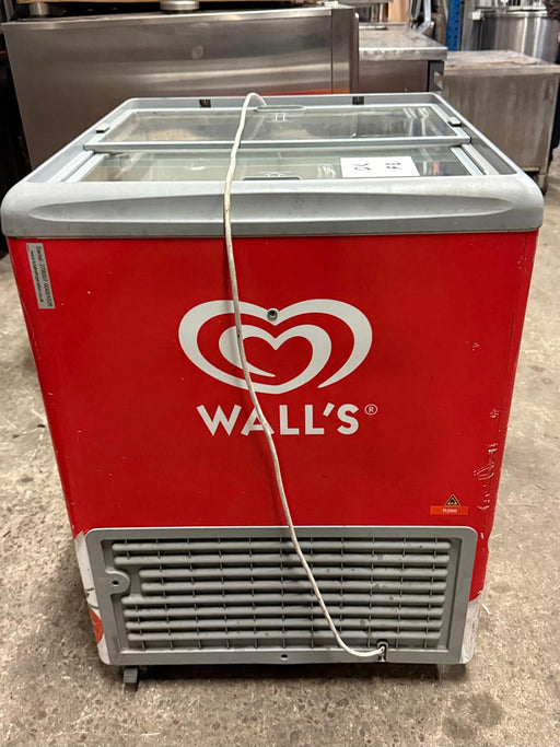 AHT Ice Cream Display Freezer Glass Sliding Door Chilled Ice Cream Refurbished Canmac Refurbished