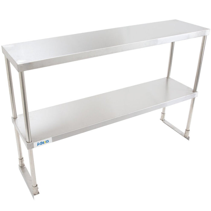 Double tier Overshelf Stainless steel 900x400x850mm |  DOS400X900 Makfry