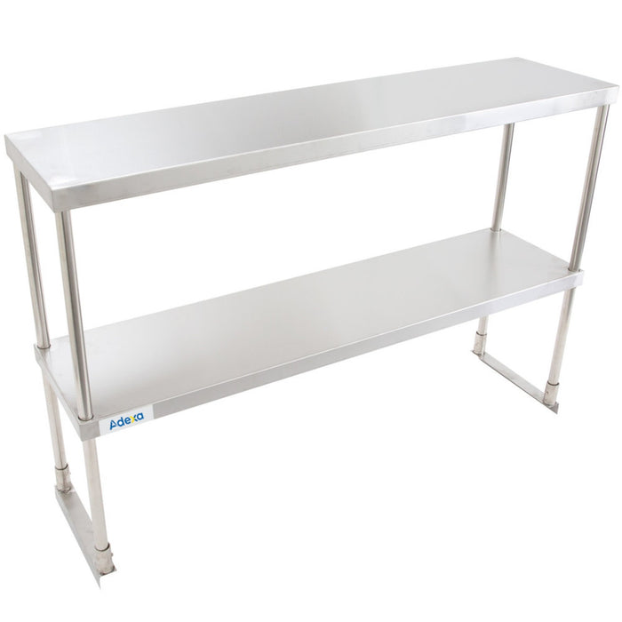 B GRADE Double Tier Overshelf Stainless steel 1800x300x800mm |  DOS300X1800 B GRADE