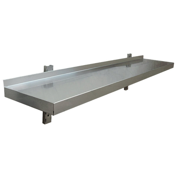 B GRADE Height Adjustabe Wall shelf 1 level 1800x400mm Stainless steel |  VWS1841 B GRADE