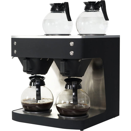 Commercial Twin Filter Coffee Maker Manual Fill 4 Glass Jugs 4 Hotplates | Drb686 P Makfry