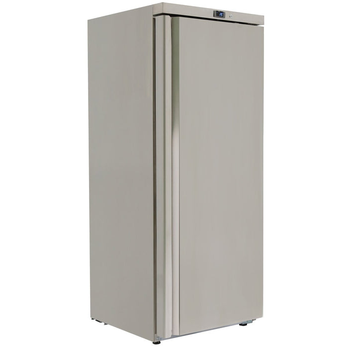 B GRADE Commercial Refrigerator Upright cabinet 600 litres Stainless steel Single door Static fan cooling |  DR600SS B GRADE
