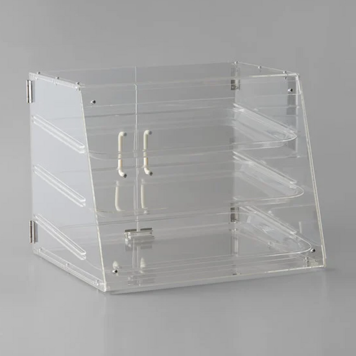 3 Tier Acrylic Bakery Display Case with Rear Doors |  DTBC10903