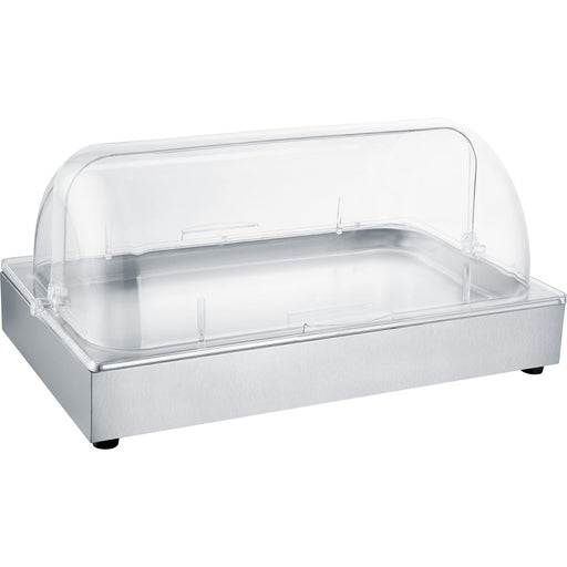 Stainless steel GN1/1 Food Display PP Cover 530x350x240mm |  DTC1131 Makfry
