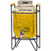 Glass Wine Dispenser 5 litres with Iron stand |  DTJ092 Makfry