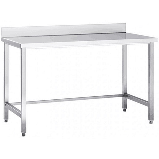 Professional Work Table Stainless Steel No Bottom Shelf Upstand 2000x600x965mm | Dw6200 Makfry