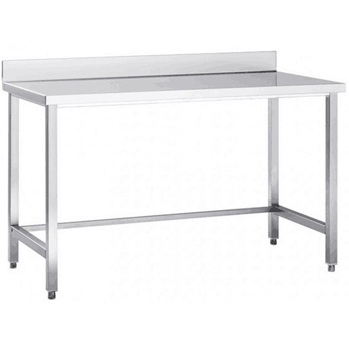 Professional Work Table Stainless Steel No Bottom Shelf Upstand 2000x600x965mm | Dw6200 Makfry